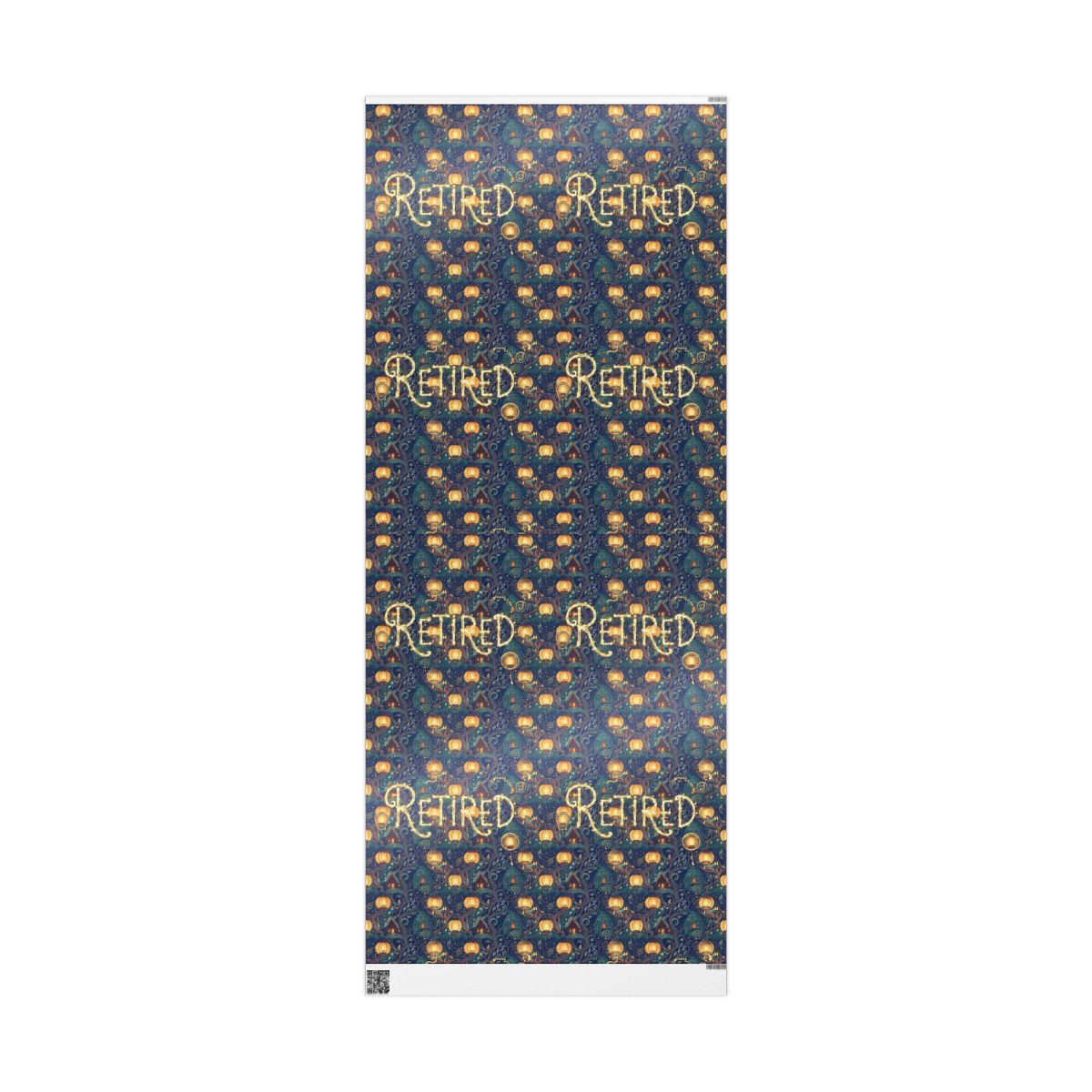 Retired Celebration Banner with Starry Night Design