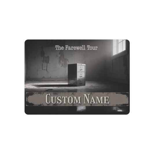 Farewell Tour Can Be Personalized Metal Art Sign - Retiree Gifts Retirement Party