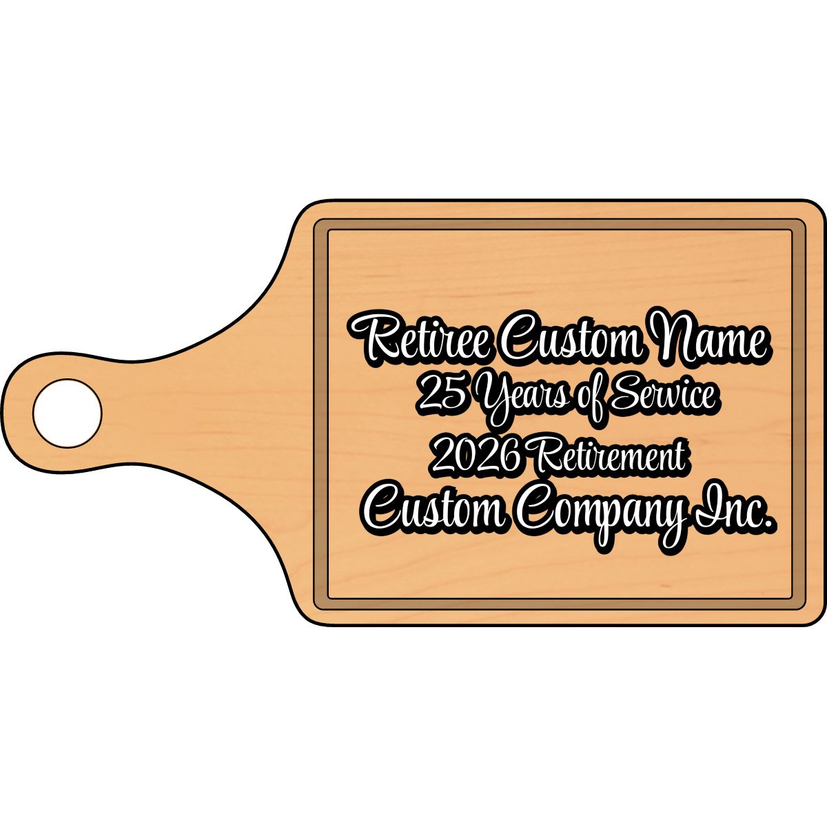 Retiree Custom Name 25 Years of Service 2026 Retirement Gift