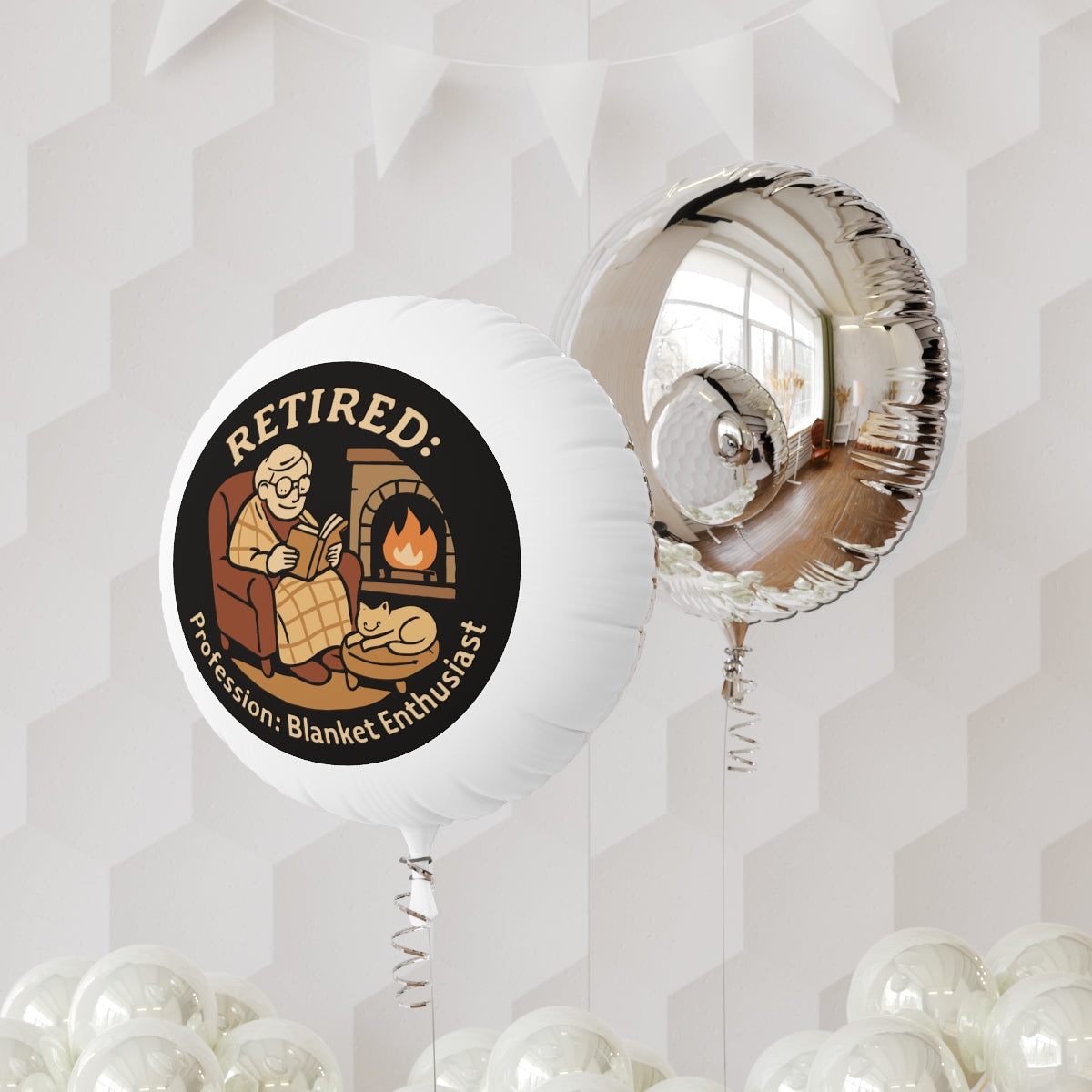Retired Profession Blanket Enthusiast | Retired Profession Blanket Enthusiast | Looking for Mylar Ballons 11in or 22in - Retiree Gifts Retirement Party