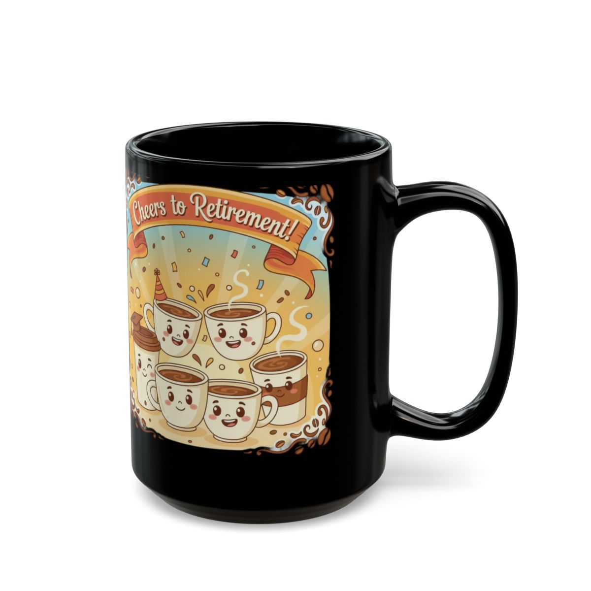 Cheers to Retirement Festive Coffee Mug Product