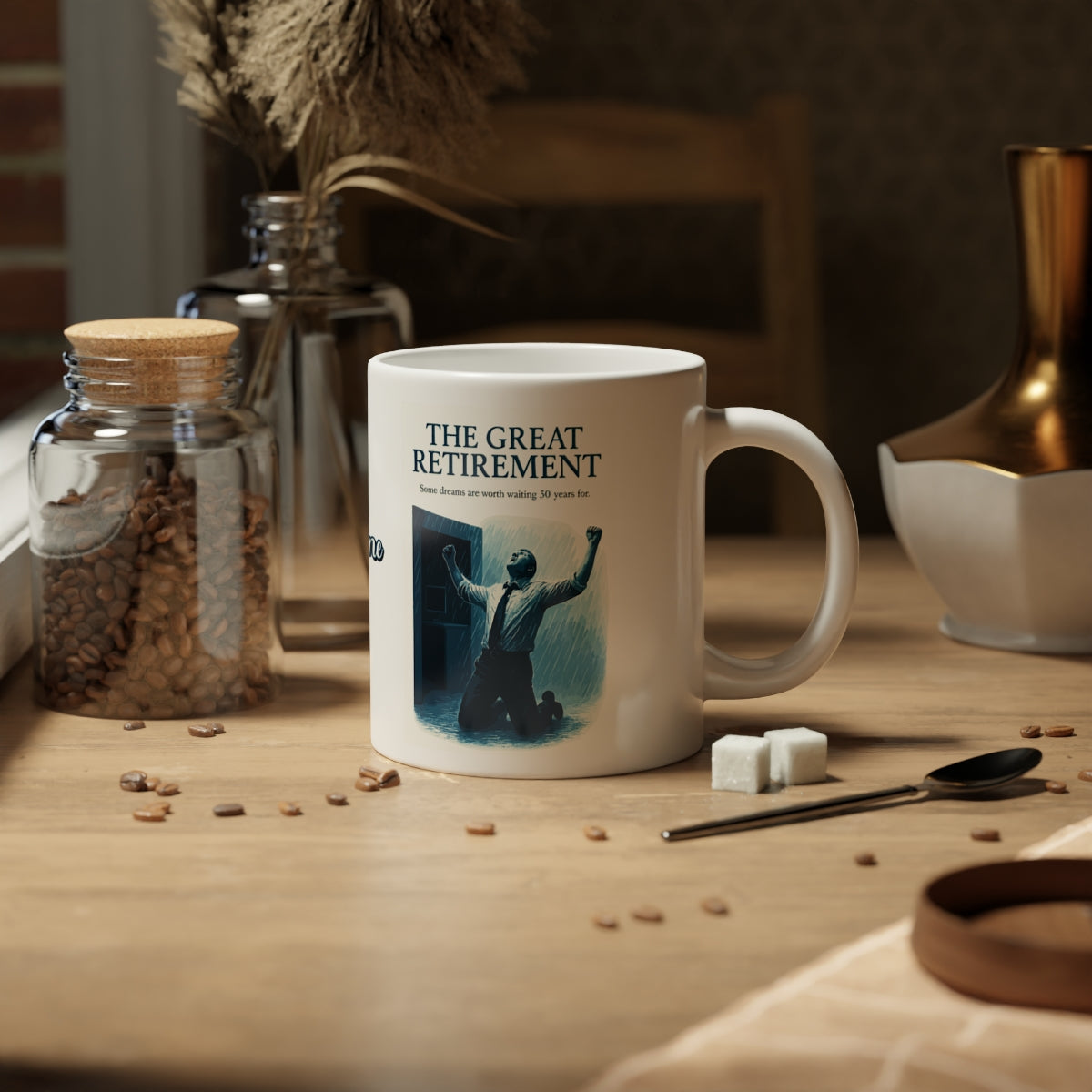 The Great Retirement Some Dreams Are Worth Waiting For | | Celebrate retirement milestones Personalized Microwavable Ceramic Mugs 11oz 15oz 20o - Retiree Gifts Retirement Party