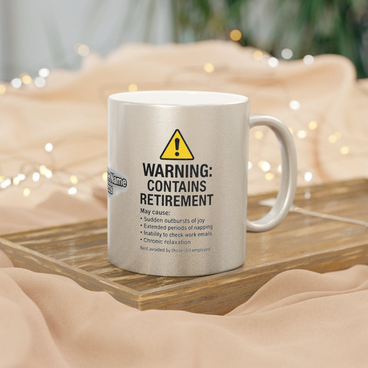 Warning Sign Coffee Mug for Retirement Signs