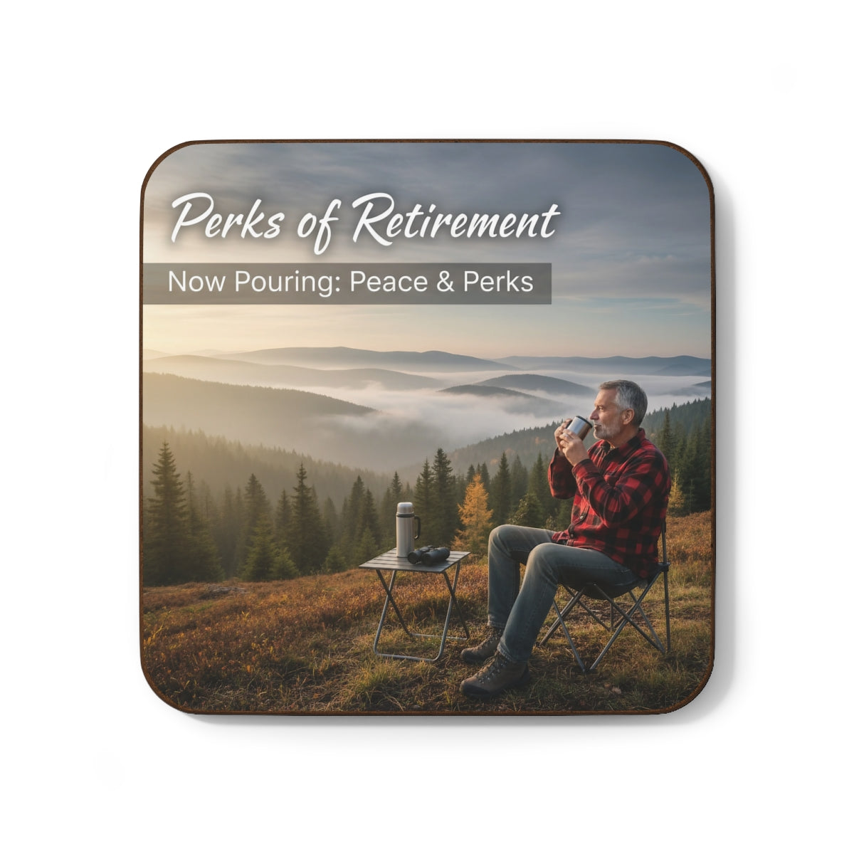 Perks of Retirement Now Pouring Peace and Perks product