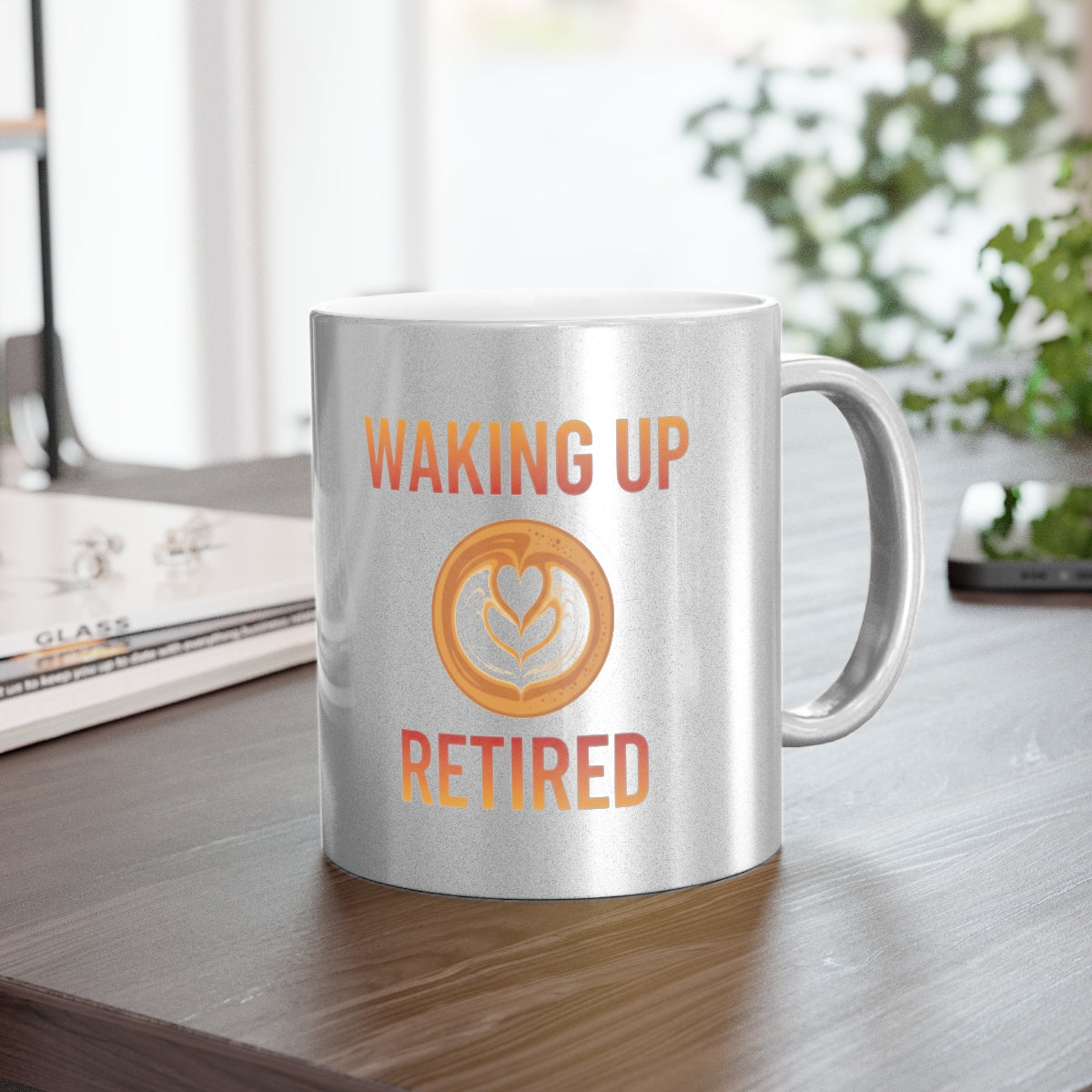 Waking Up Retired Inspirational Coffee Mug Product