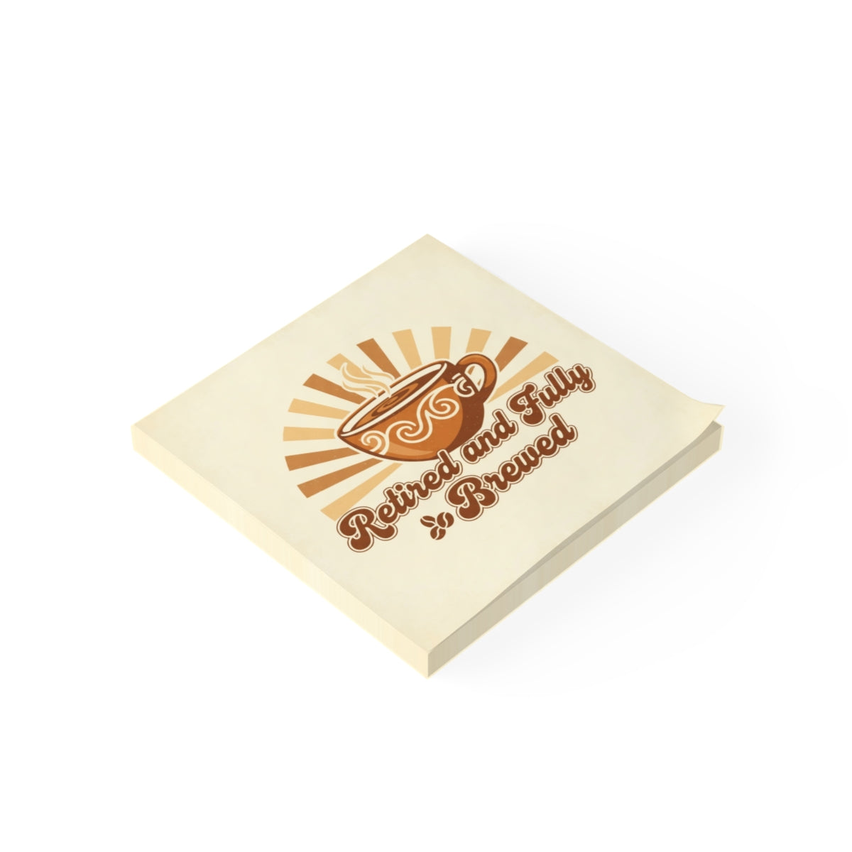 Retired and Fully Brewed Square Decor Piece