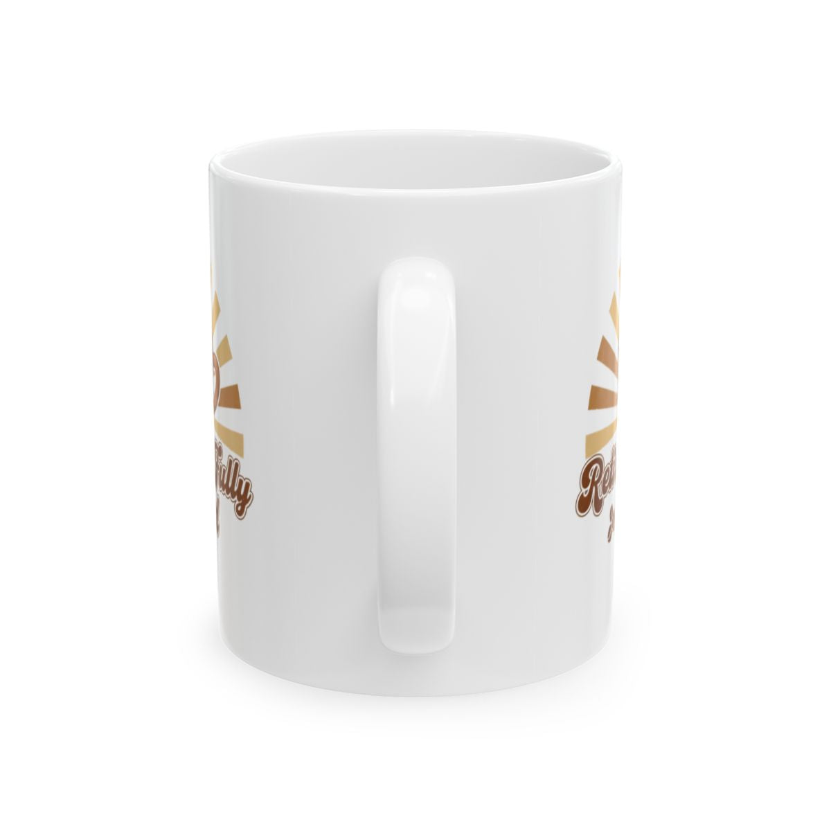Relax Fully Sunburst Design Coffee Mug