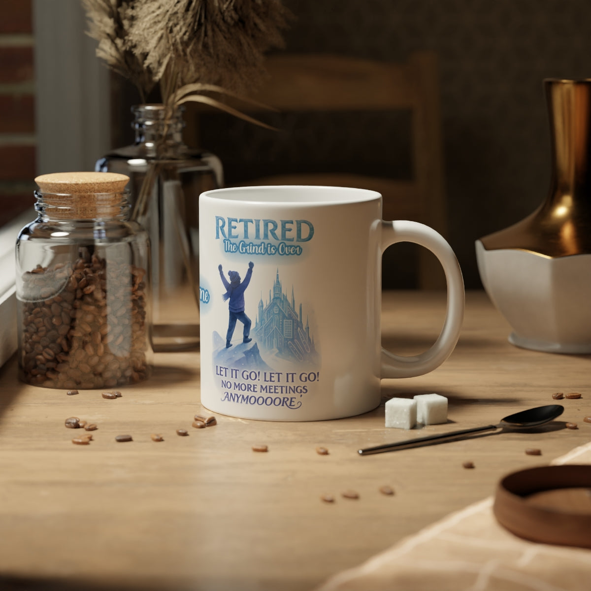 Retired The Grind Is Over Let It Go Mug