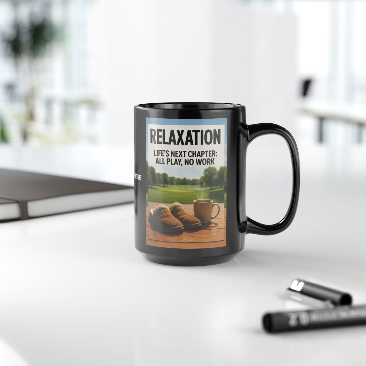 Relaxation Life's Next Chapter All Play No Work mug