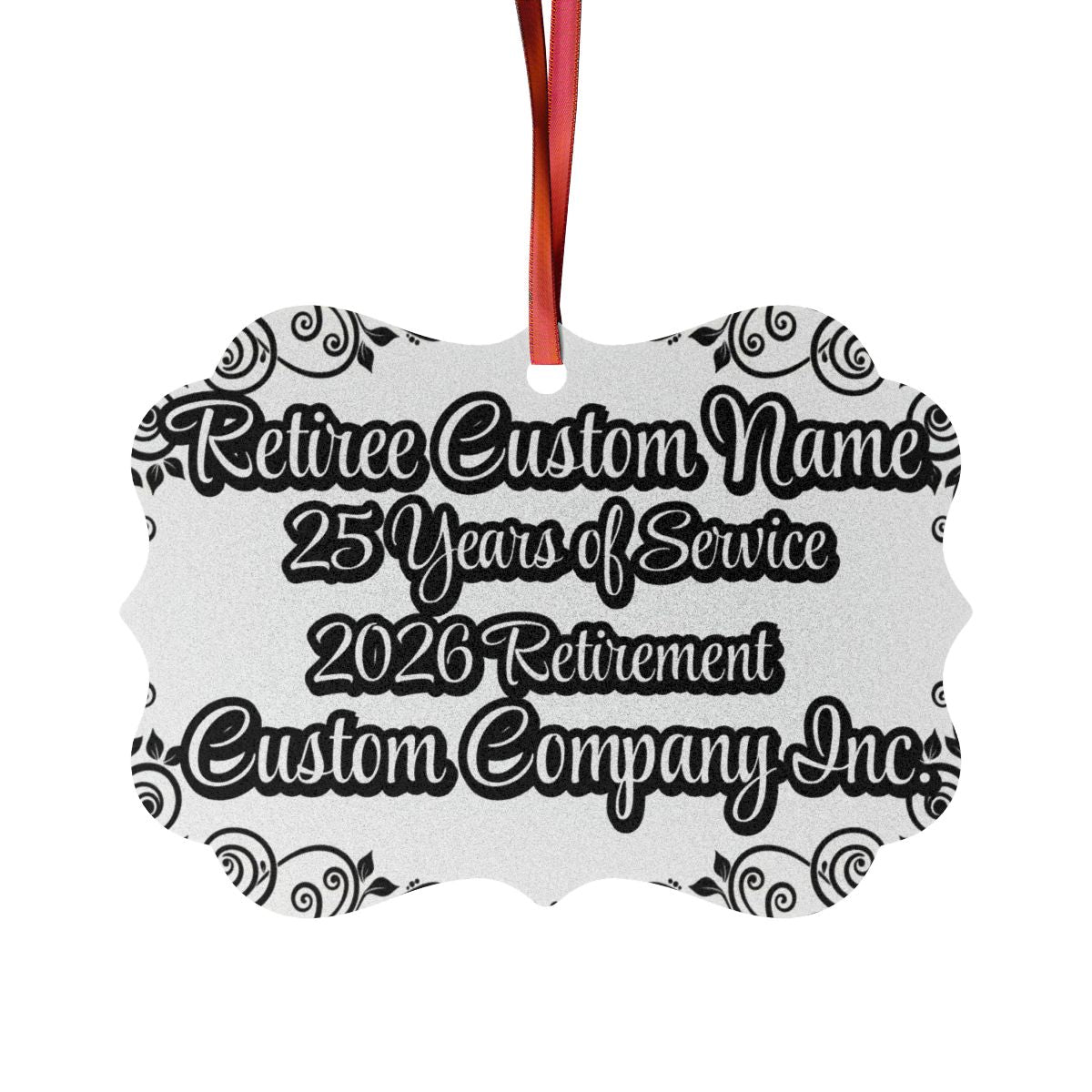 Retiree Custom Name 25 Years of Service 2026 Retirement Gift