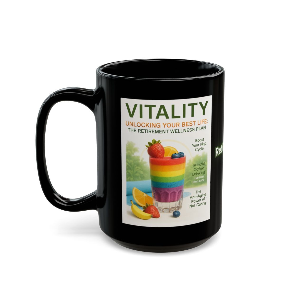 Vitality Unlocking Your Best Life Retirement Mug