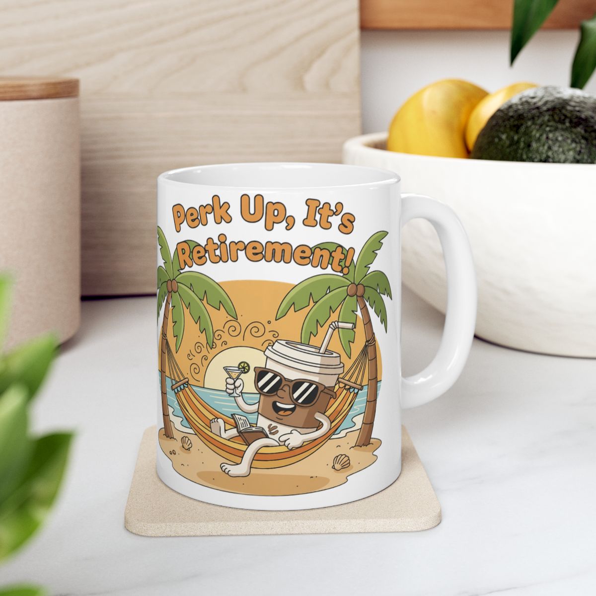 Perk Up It's Retirement with Relaxing Coffee Mug