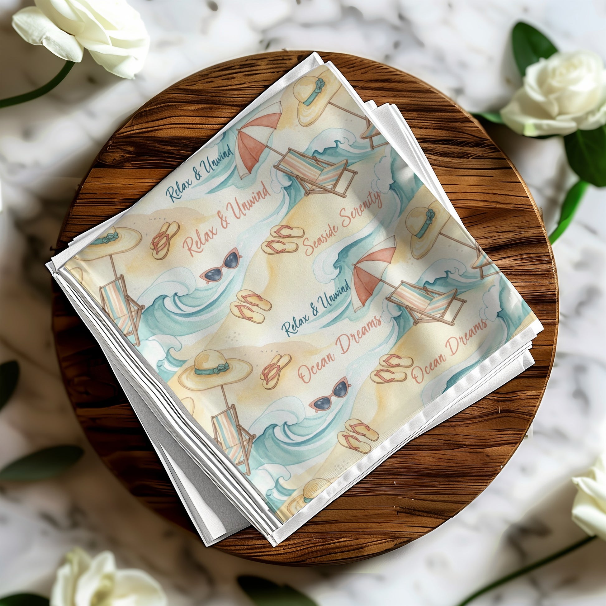 Relax Unwind Scenic Escape Dream Dreams napkins