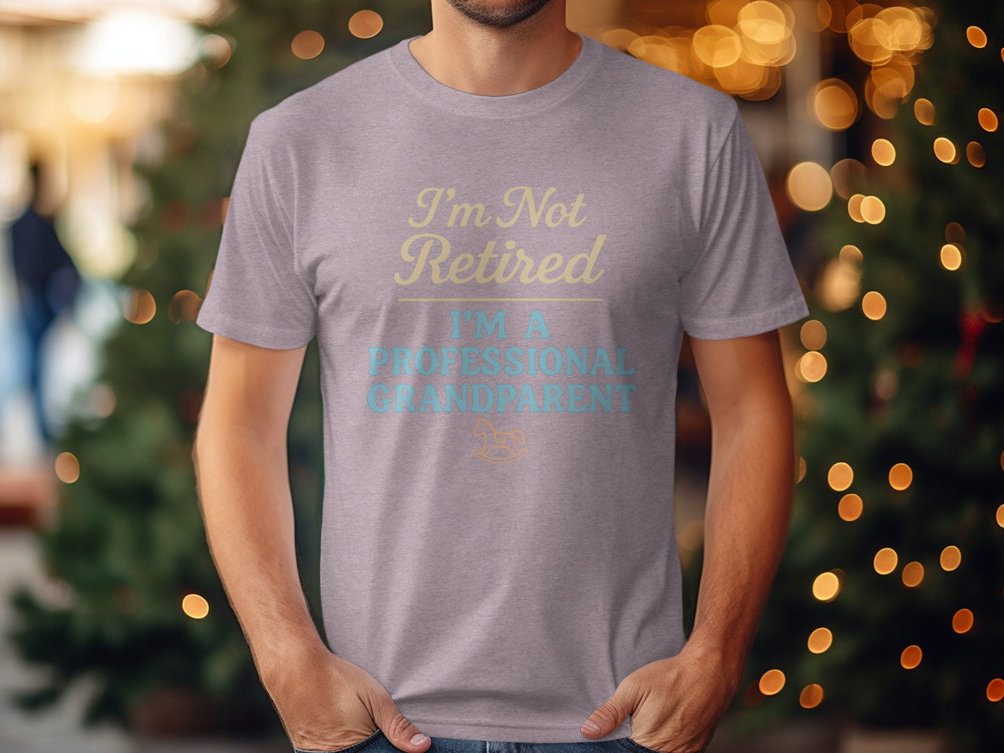 I'm Not Retired I'm A Professional Grandparent | Retirement Is Not | Perfect Gift for Grandparents Soft Color Bella T-Shirts - Retiree Gifts Retirement Party