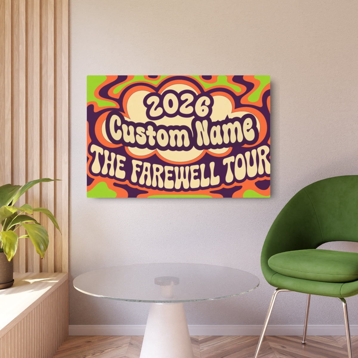 Personalized The Farewell Tour Retirement Metal Art Sign - Retiree Gifts Retirement Party