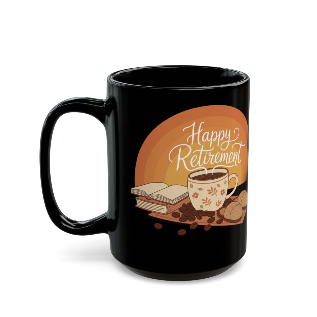 Happy Retirement Coffee Mug with Cute Design
