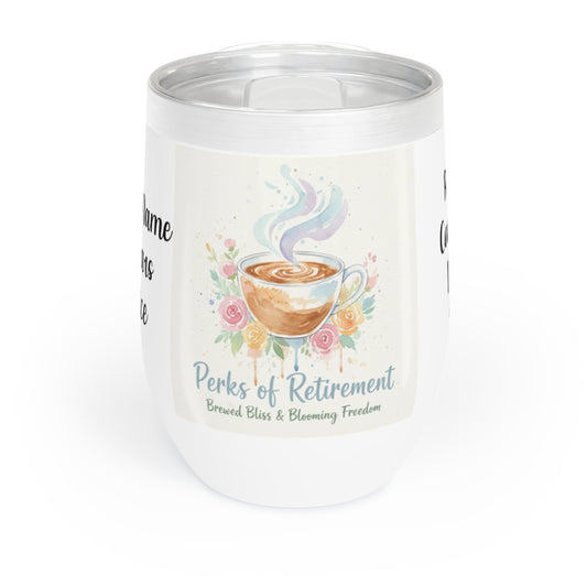 Perks of Retirement Brewed Bliss Blooming Freedom mug
