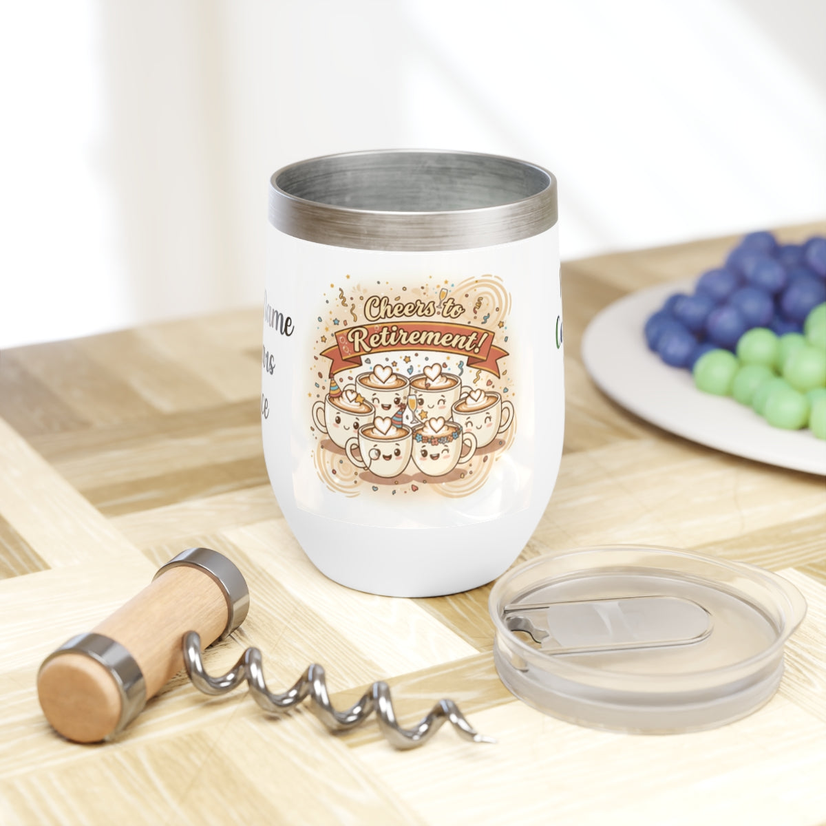 Cheers to Retirement Cute Cats Design Mug