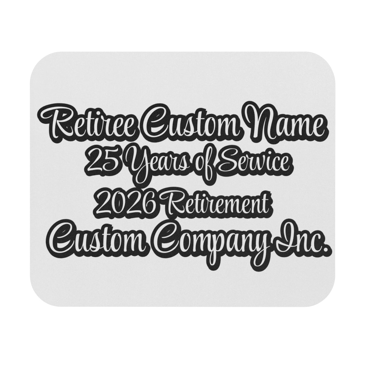 Retiree Custom Name 25 Years of Service 2026 Retirement