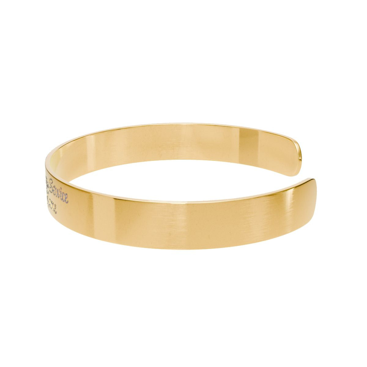 Elegant Gold-Tone Open Cuff Bracelet Jewelry Accessory