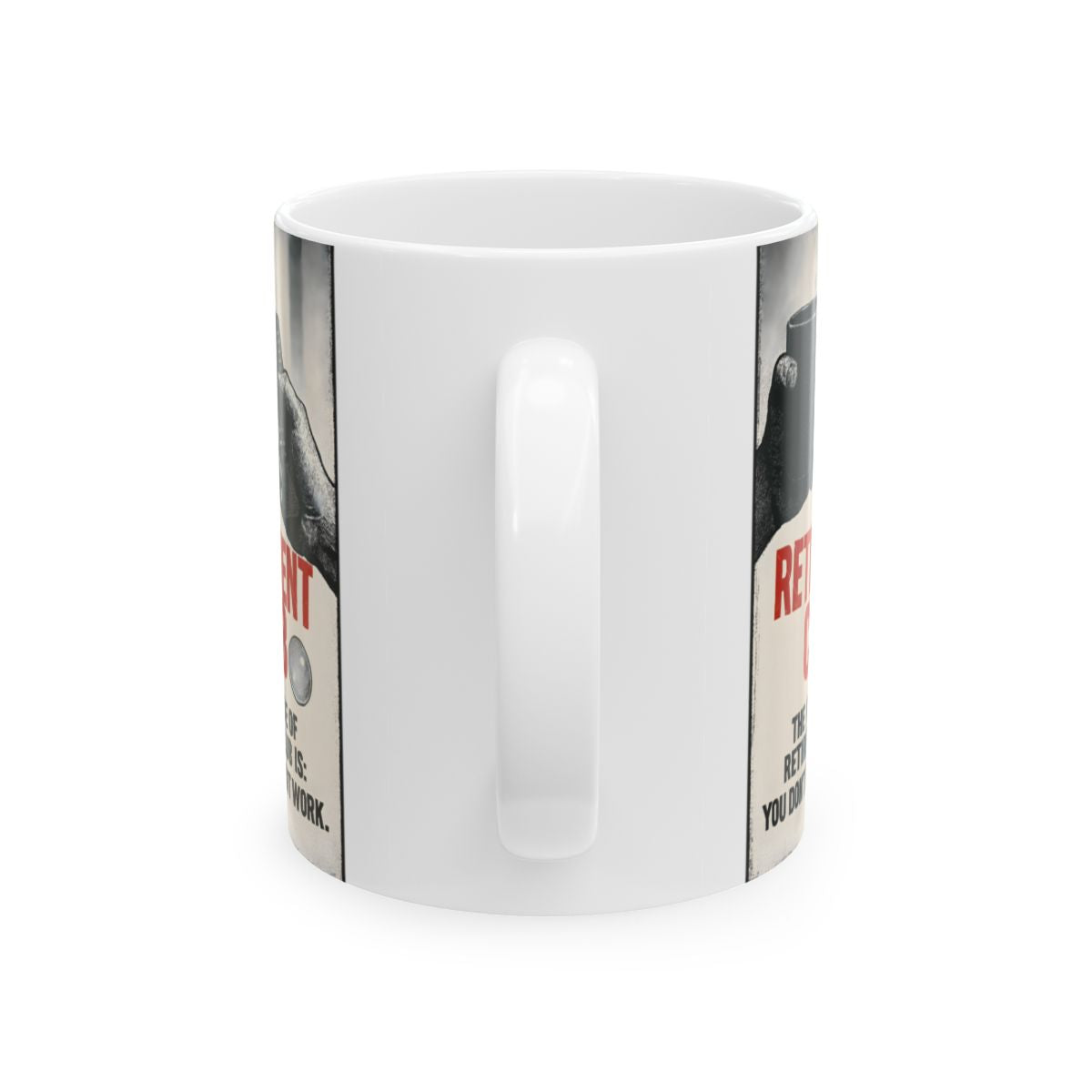 Revolver Print Gun Control Awareness Coffee Mug