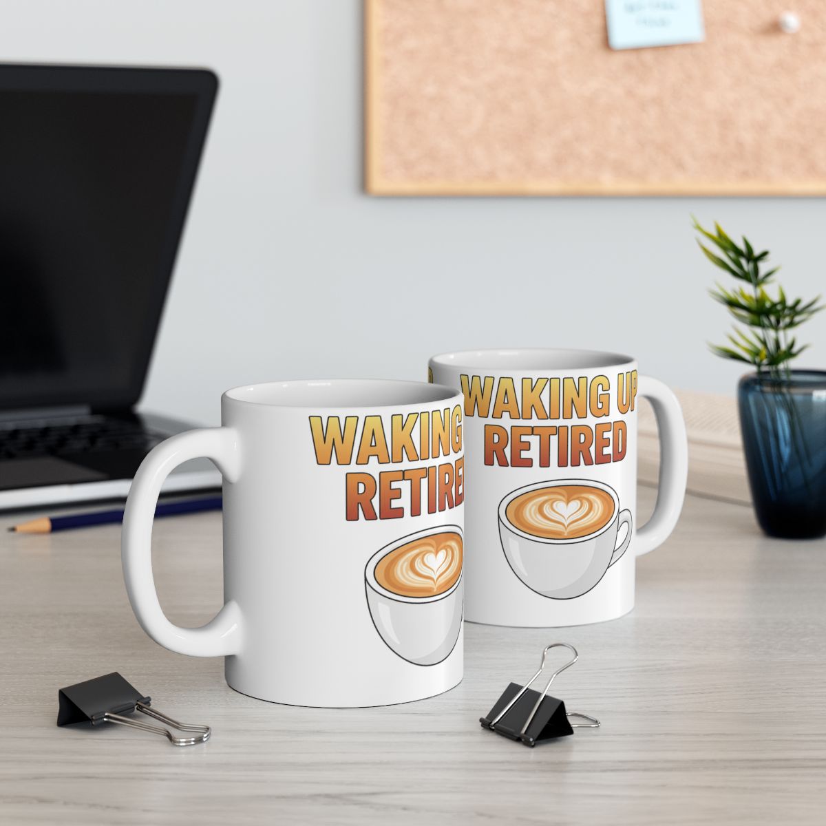 Waking Up Retired Coffee Mug for Relaxed Mornings