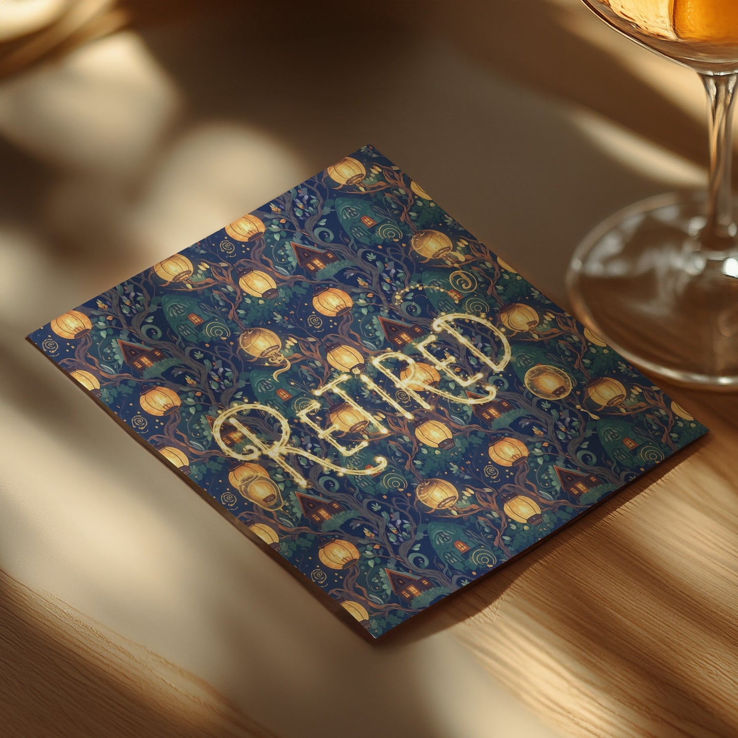 Retired Celebration Greeting Card for Special Occasions