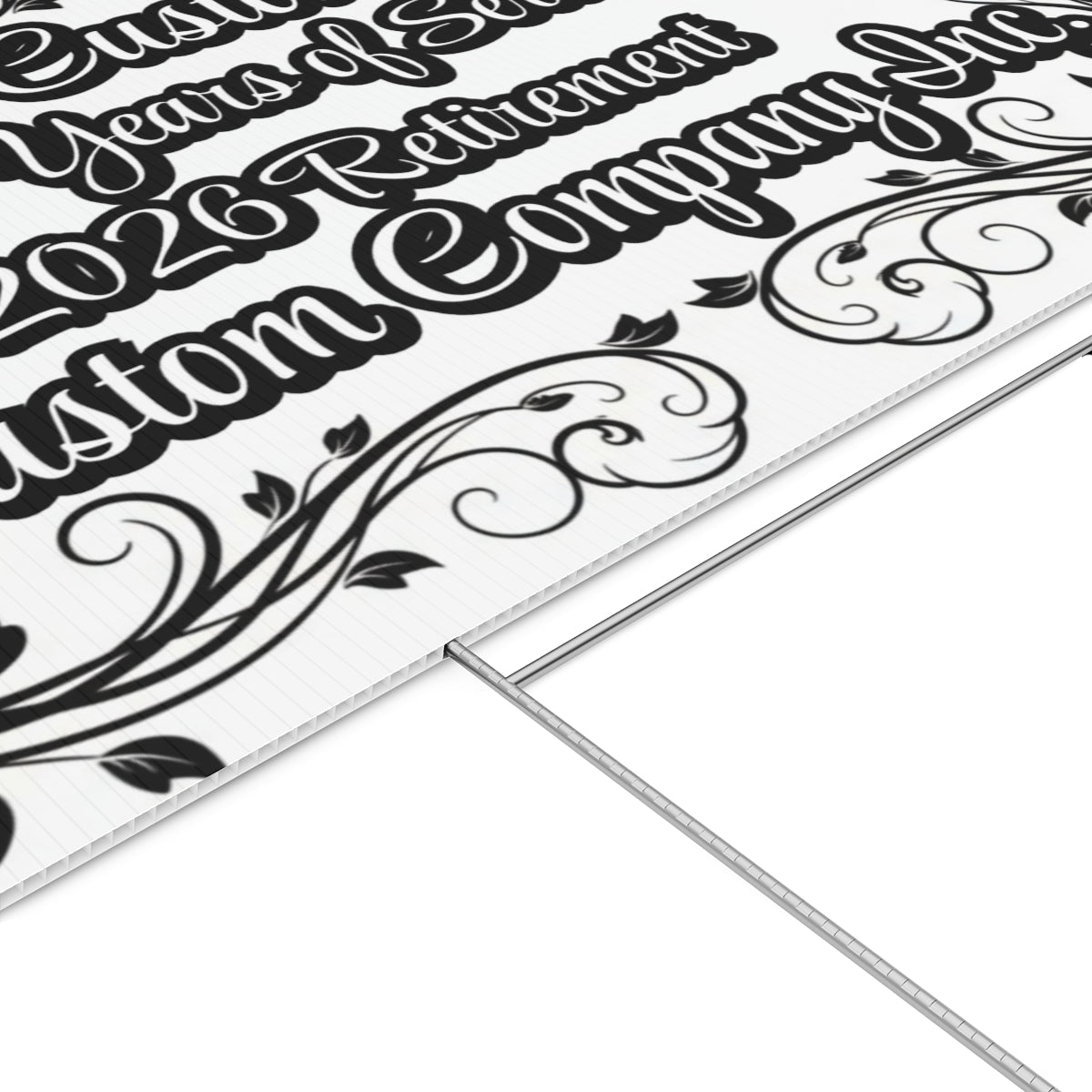 Custom Company Anniversary 2026 Retirement Banner product