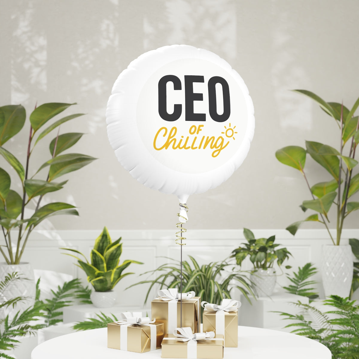 CEO of Chilling | A Retirements Dream | Personalized Mylar Ballons 11in or 22in - Retiree Gifts Retirement Party