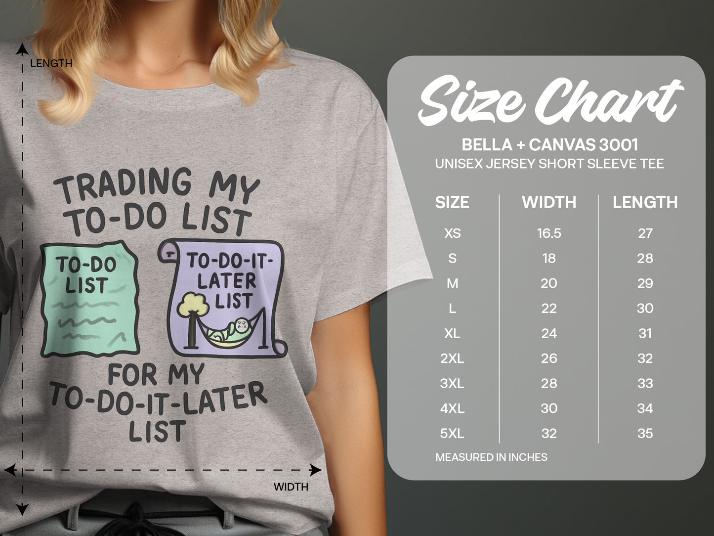 Trading My To-Do List For My To-Do-It-Later List | Retirement Plan | These Soft Color Bella T-Shirts - Retiree Gifts Retirement Party