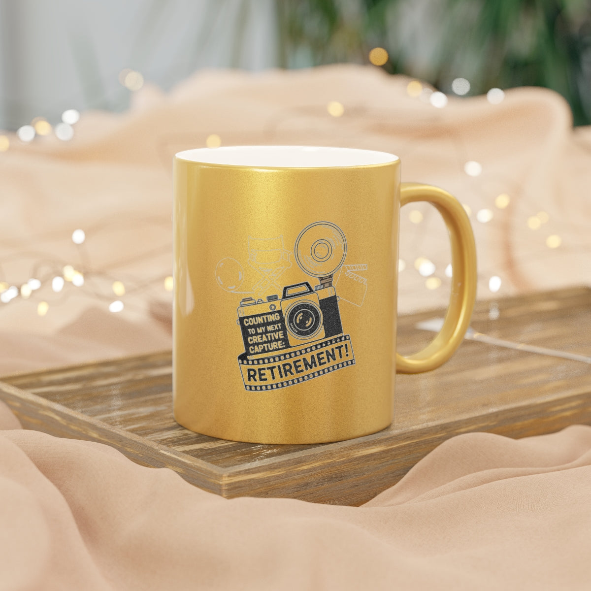 Counting to My Next Creative Capture | Retirement Gold Silver Black or Access Mugs - Retiree Gifts Retirement Party