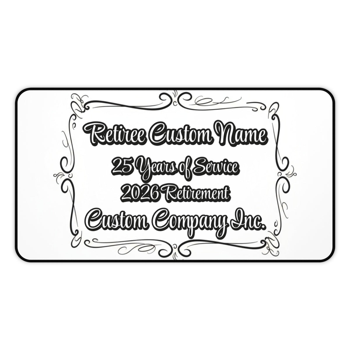 Personalized Custom Company Retirement Product