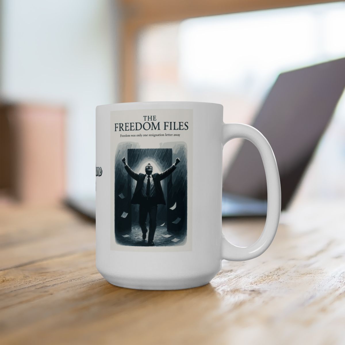 The Freedom Files Freedom was Only One Away | |Perfect retirement gifts for all Personalized Microwavable Ceramic Mugs 11oz 15oz 20o - Retiree Gifts Retirement Party