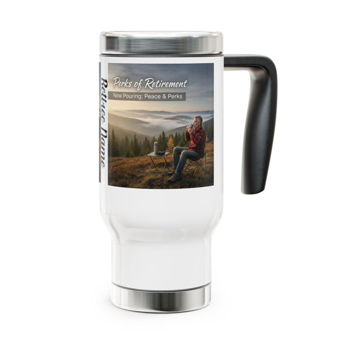 Perks of Retirement Now Pouring Peace & Perks product