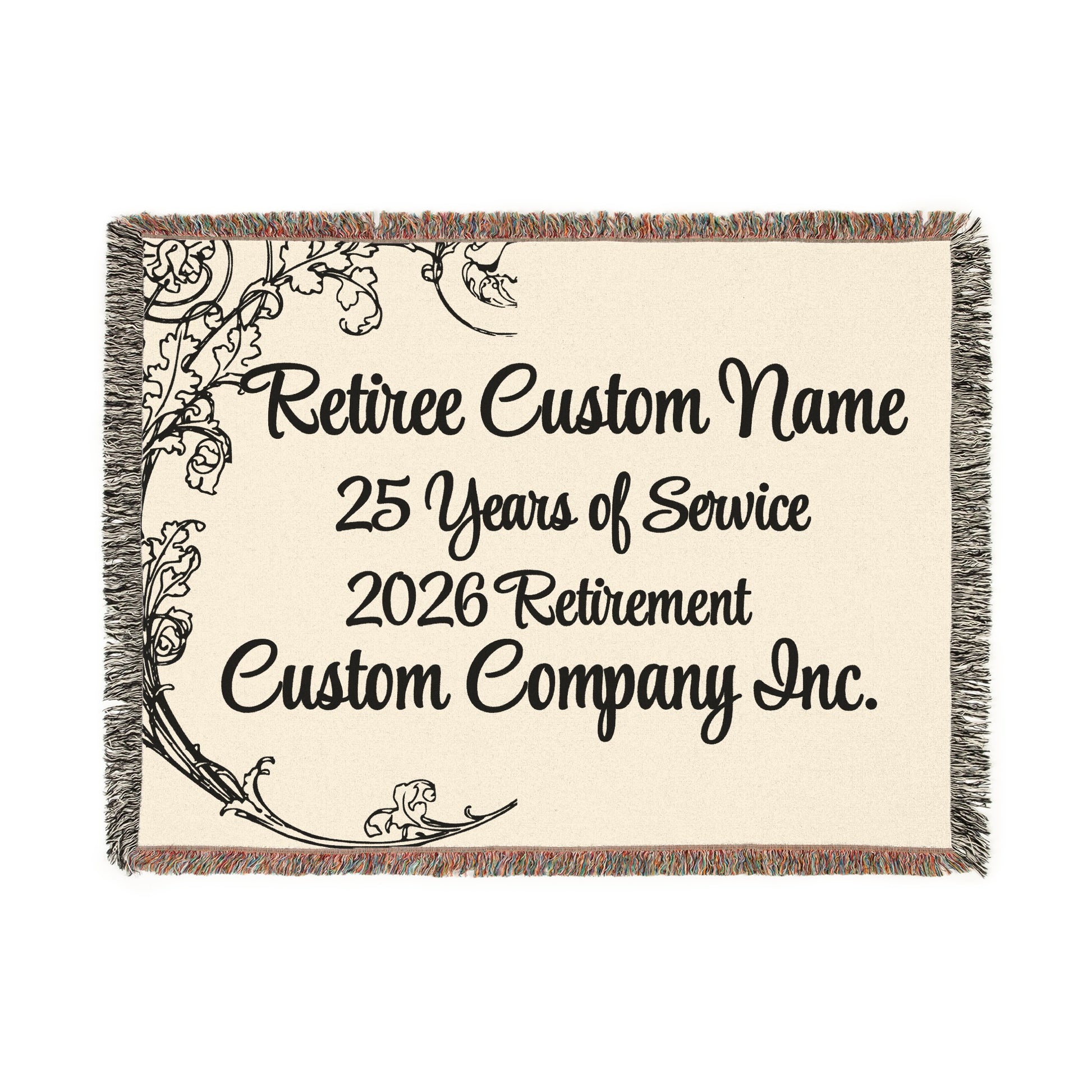 Retiree Custom Name 25 Years of Service 2026 Retirement product