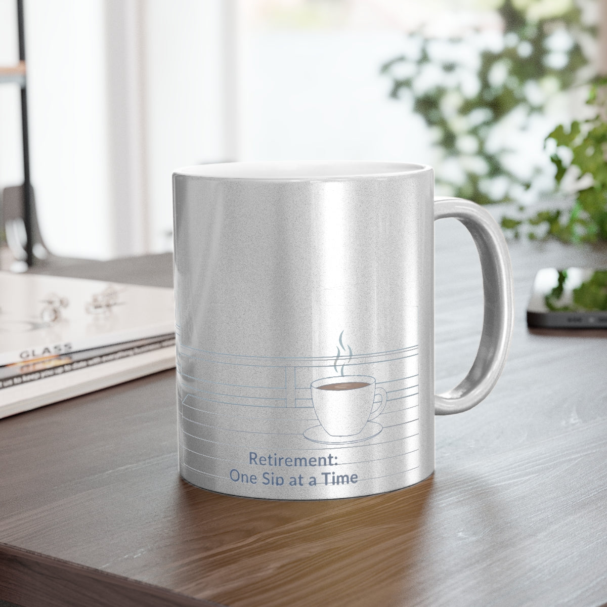 Retirement One Sip at a Time Mug Enjoy Relaxation