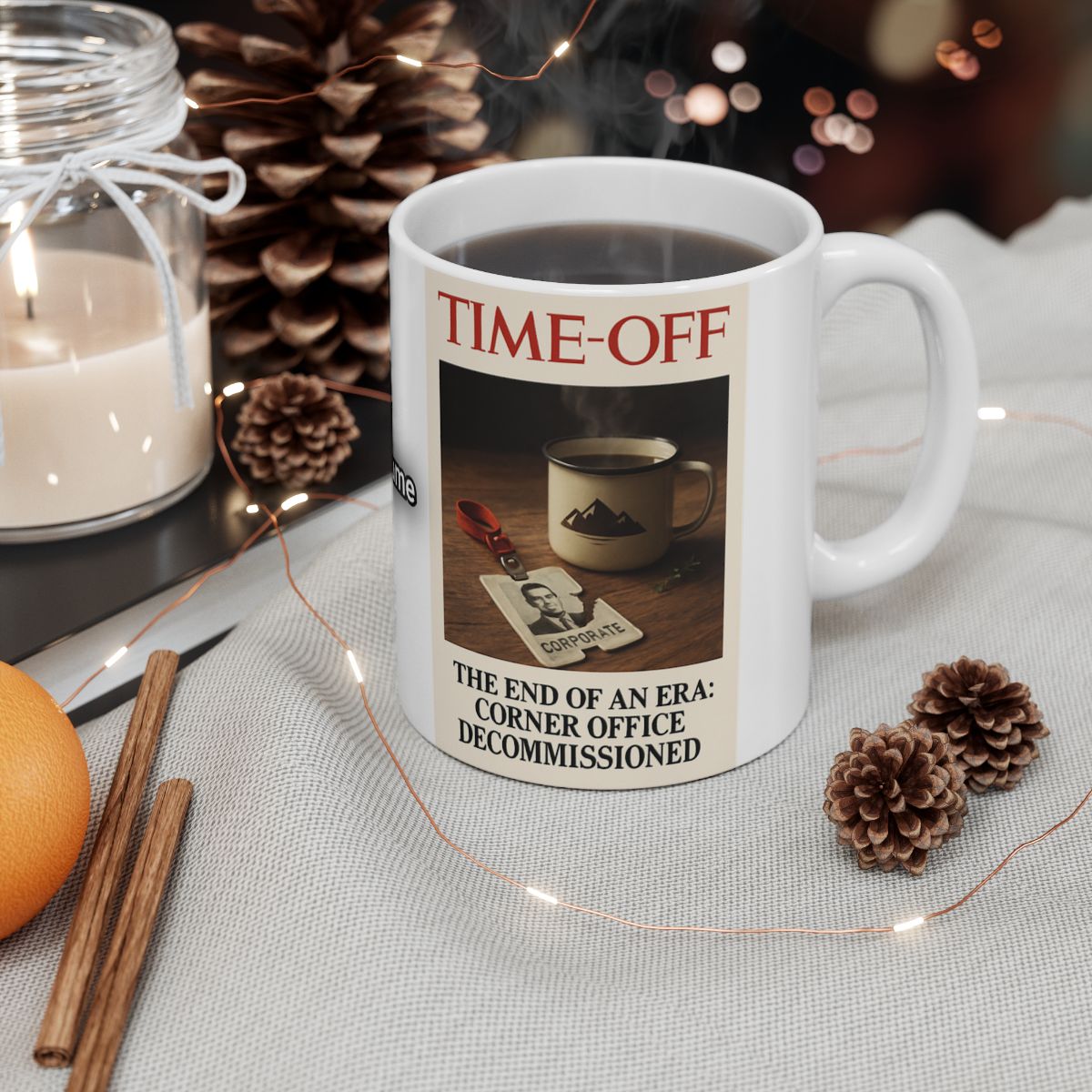 The End Of An Era Corner Office Decommissioned Mug