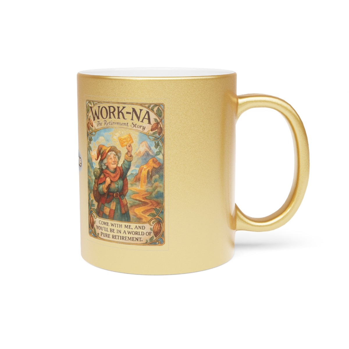 Humorous Retirement Ceramic Mug for Coffee Lovers