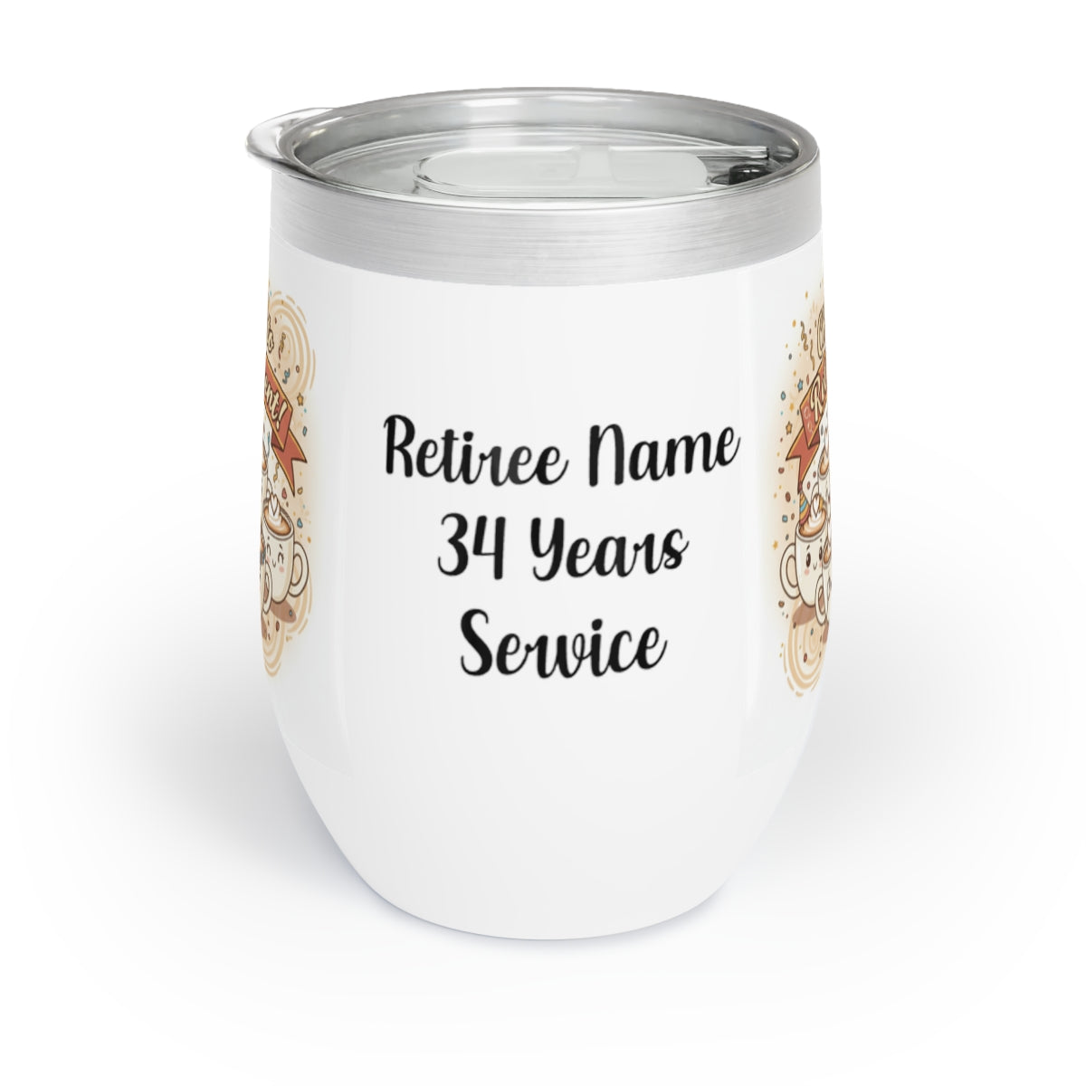 Retiree Name 34 Years Service Retirement Gift product