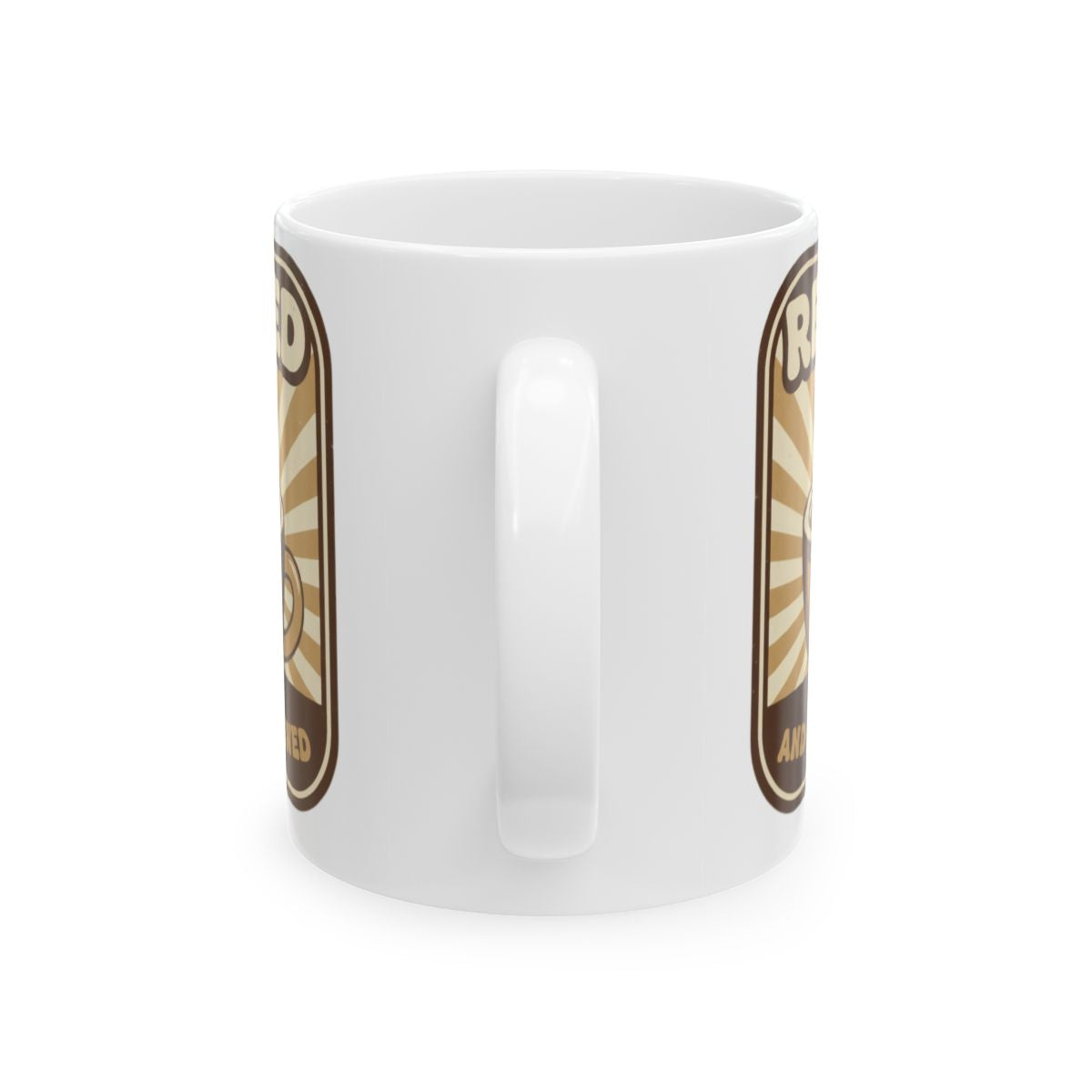 Retro Roasted Coffee Company Mug for Vintage Vibes
