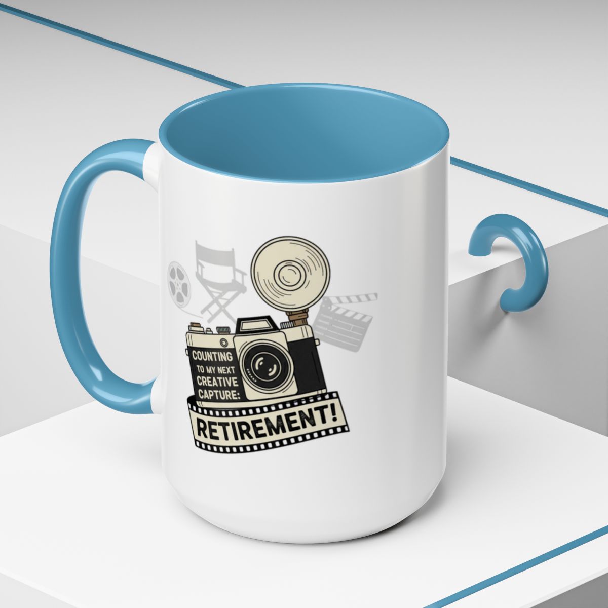 Counting to My Next Creative Capture | Retirement Gold Silver Black or Access Mugs - Retiree Gifts Retirement Party