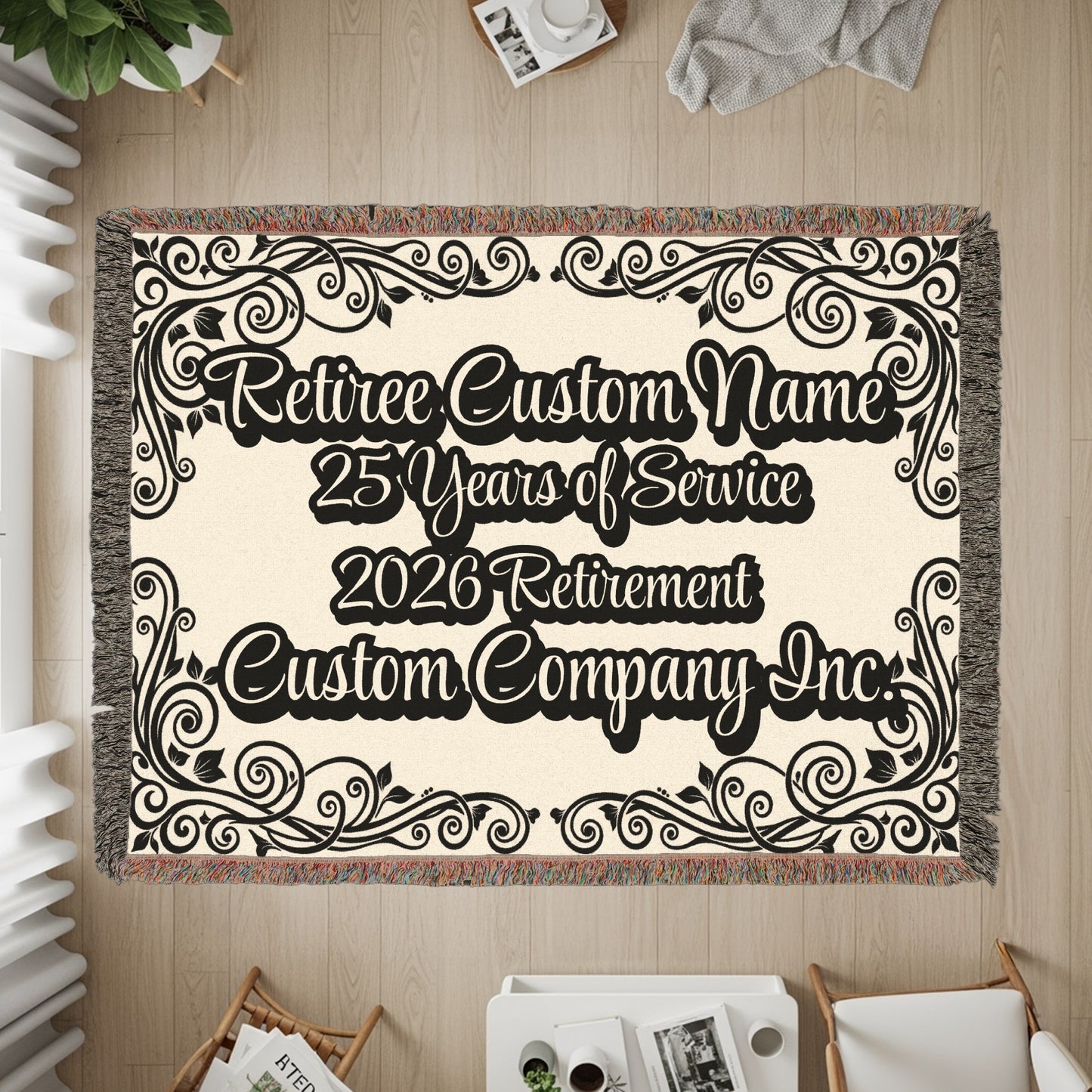 Retiree Custom Name 25 Years of Service 2026 Retirement product type