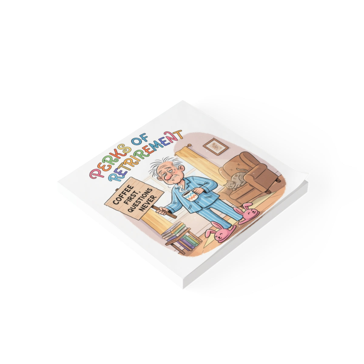 Perks of Retirement Coffee Guest Needs Book product
