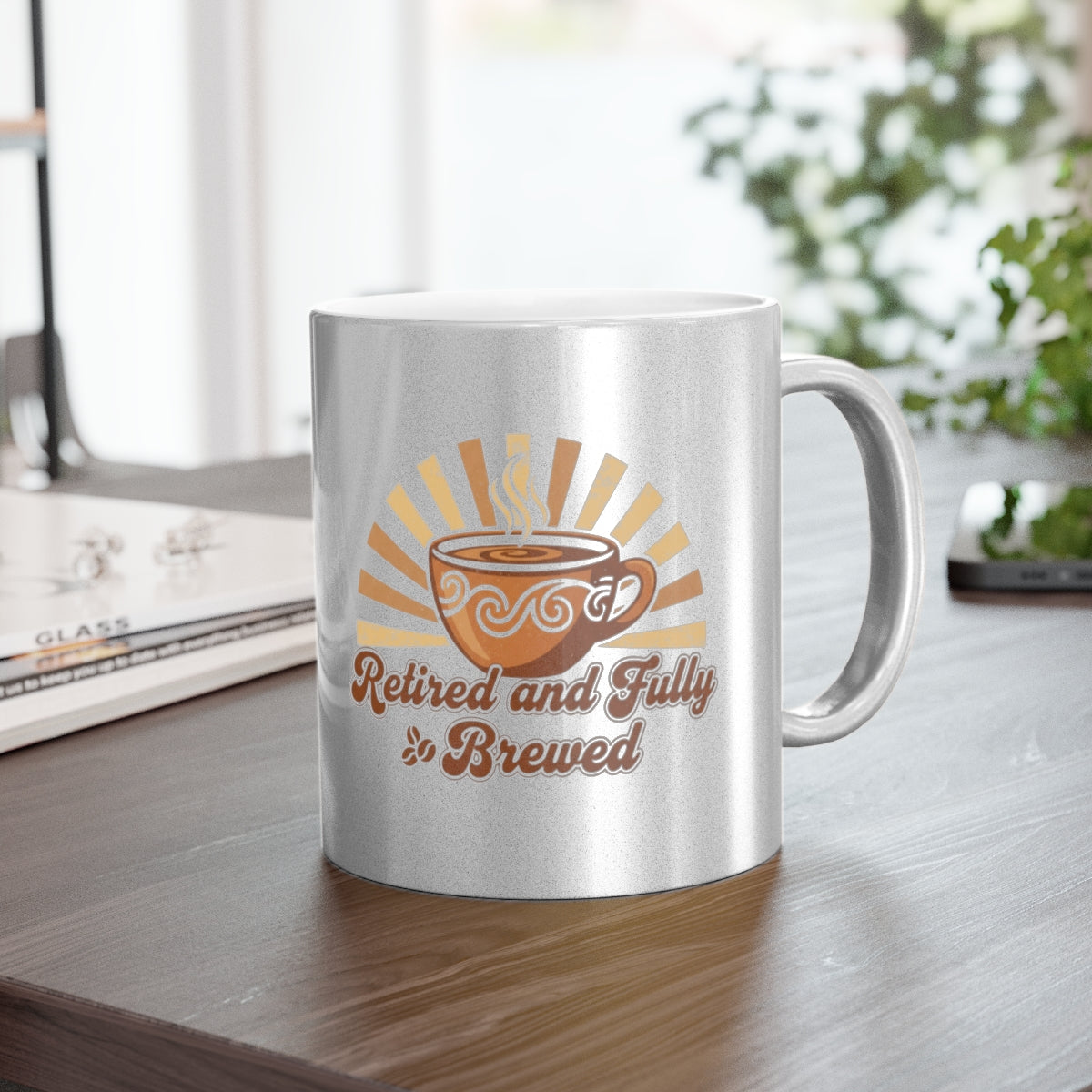 Retired and Fully Brewed Coffee Enthusiast Mug