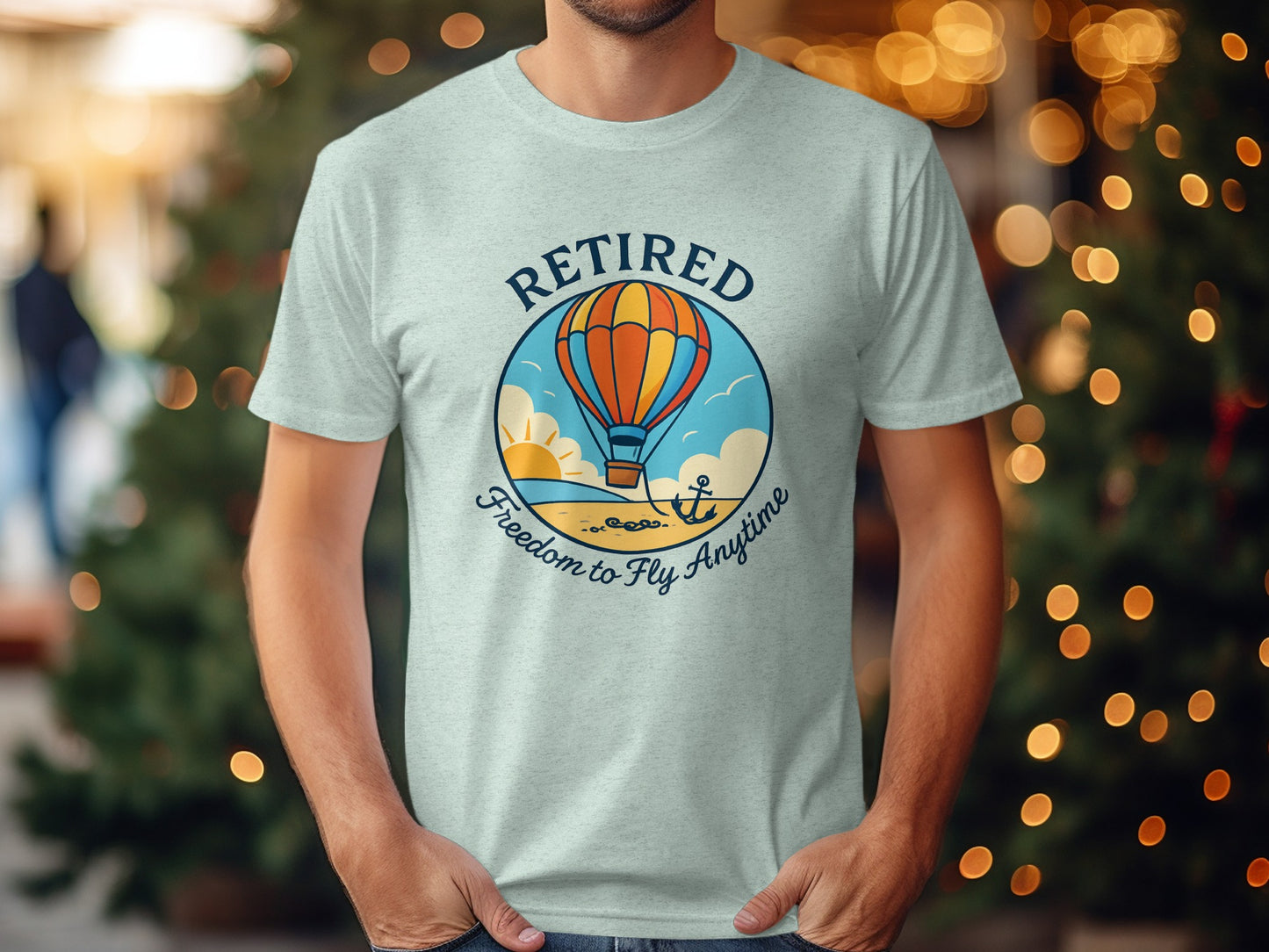 Retired Freedom to Fly Anytime | Ideal Retirement Gift | Soft Color Bella T-Shirts - Retiree Gifts Retirement Party