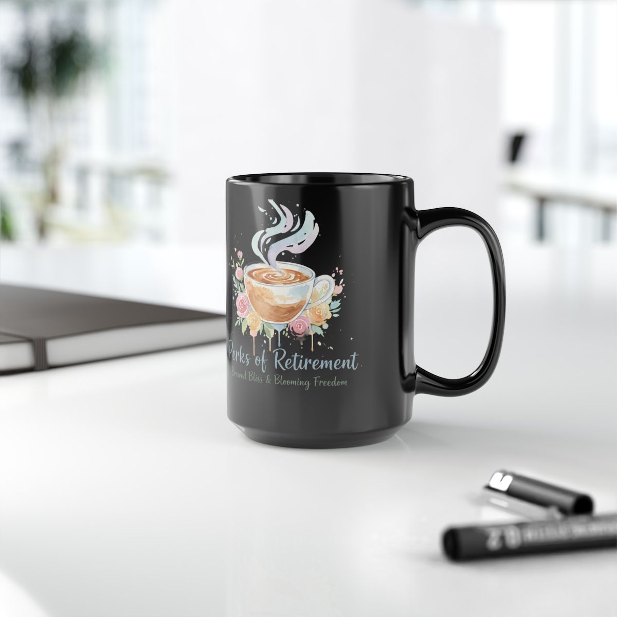 Perks of Retirement Coffee Design Mug