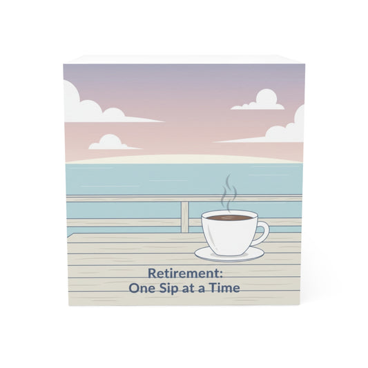 Scenic Coastal Retirement: One Sip at a Time Artwork