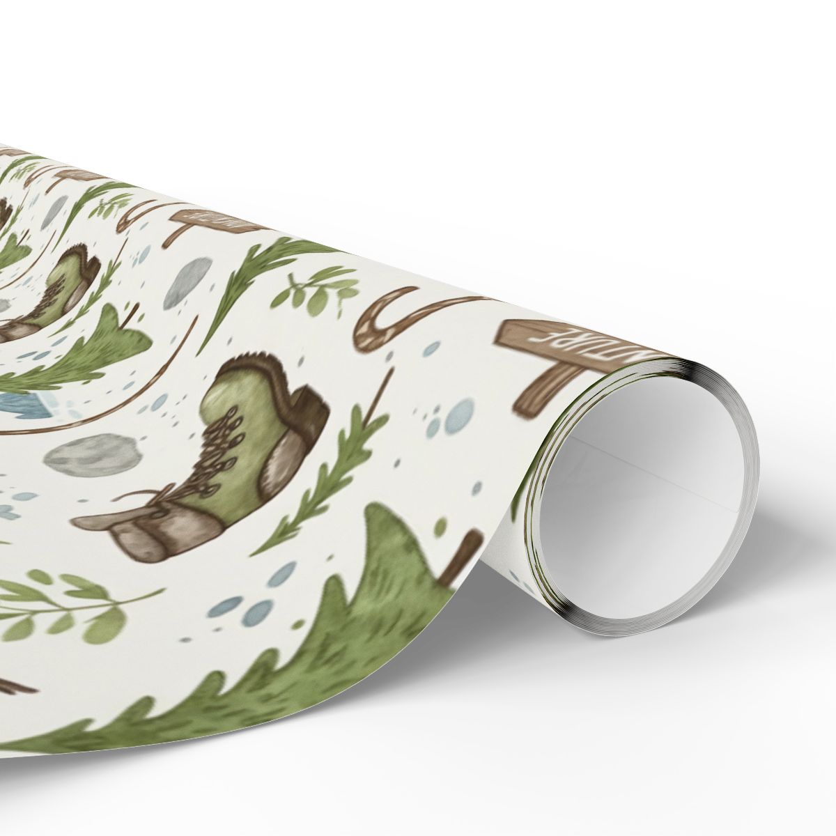 Nature Adventure Themed Decorative Wrapping Paper