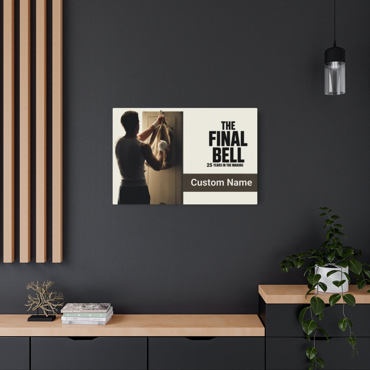 Personalized Boxing The Final Bell Retirement Gift Metal Art Sign - Retiree Gifts Retirement Party