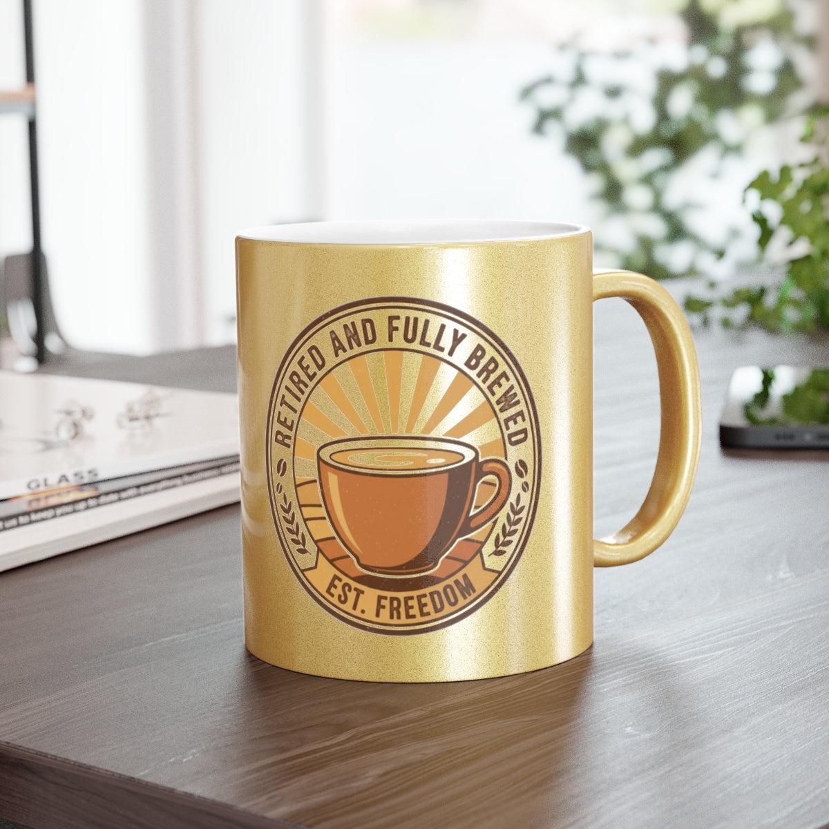 Retired and Fully Brewed Coffee Mug for Relaxation